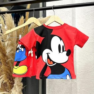 ensemble Disney Mickey Mouse rouge